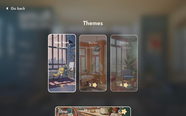 snapshots of apartments in three cities - New York, Berlin and Tokyo. Published on LadiesGamers