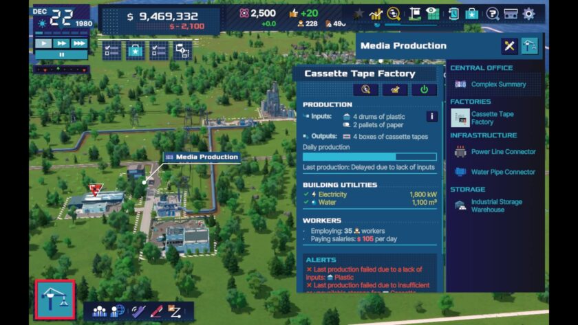 Rise of Industry 2 game map. Published on LadiesGamers