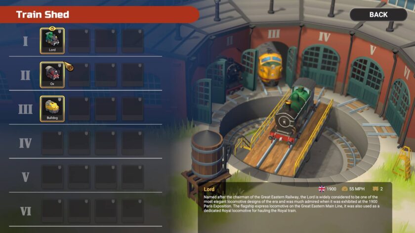 Train Valley Origins train shed. Published on LadiesGamers