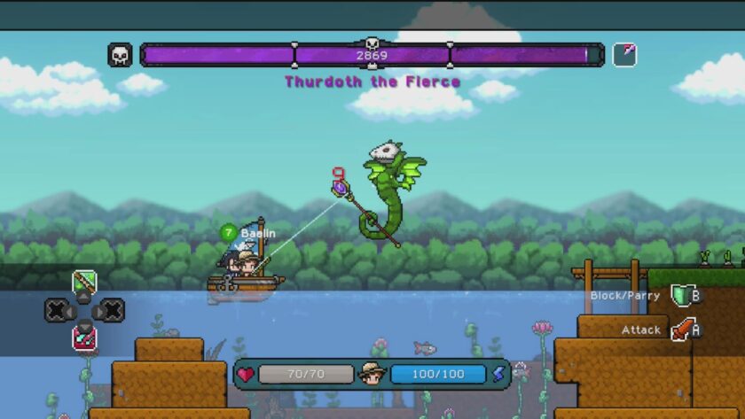 Nice Day for Fishing boss fight. Published on LadiesGamers