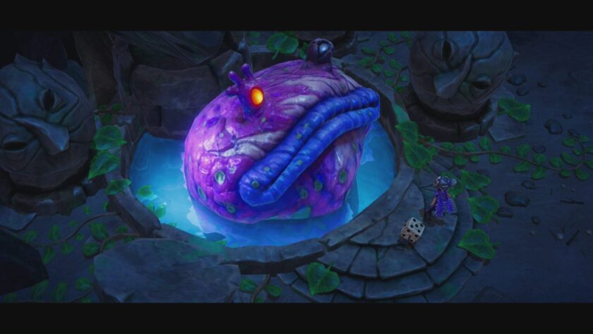 Lost in Random: The Eternal Die fish helper. Published on LadiesGamers