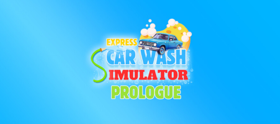 Logo for Express Car Wash Simulator Prologue. Published on LadiesGamers
