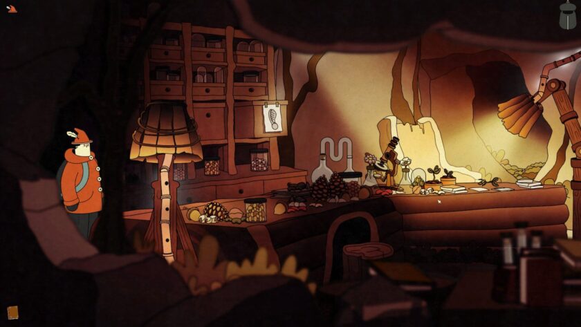 a man in red clothes in an underground laboratory. Published on LadiesGamers