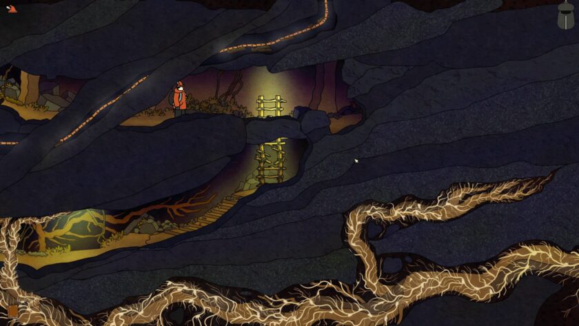 A man in red clothes underground. Published on LadiesGamers