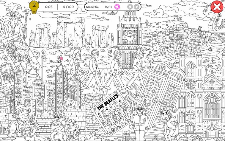 a black and white picture with some pink cats. Published on LadiesGamers