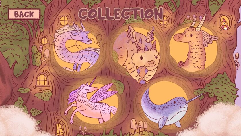 several fantasy creatures on a dark brown background. Published on LadiesGamers