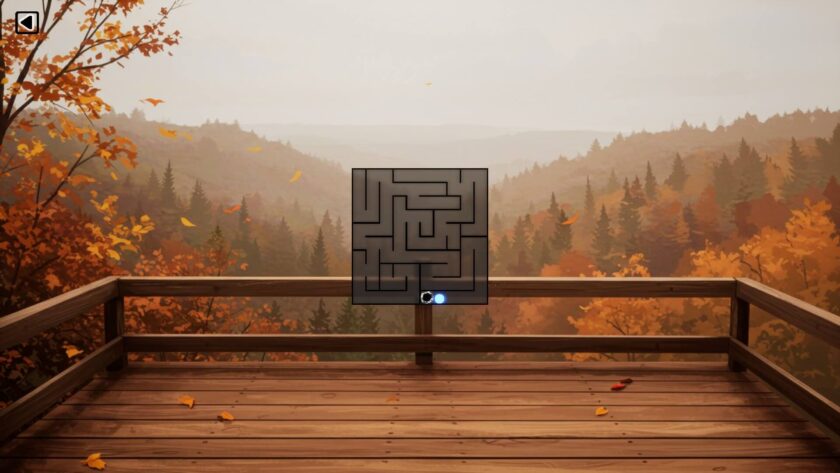 a maze on a autumnal scene. Published on LadiesGamers