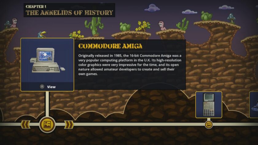 Worms Armageddon museum section. Published on LadiesGamers