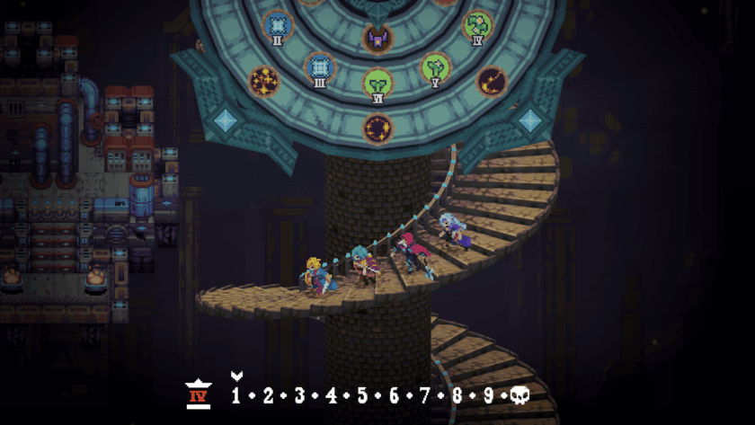 Oceanhorn: Chronos Dungeon descending the dungeon. Published on LadiesGamers