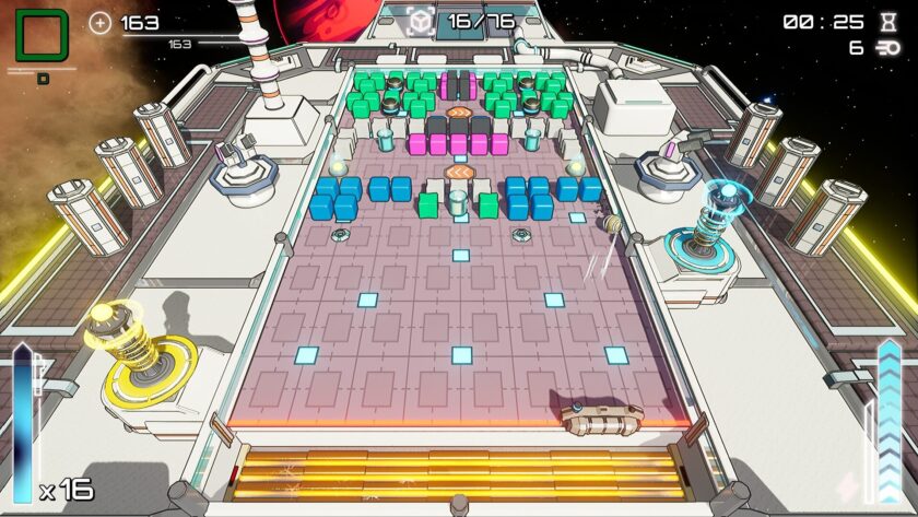 Cosmic Waves brick breaking level. Published on LadiesGamers