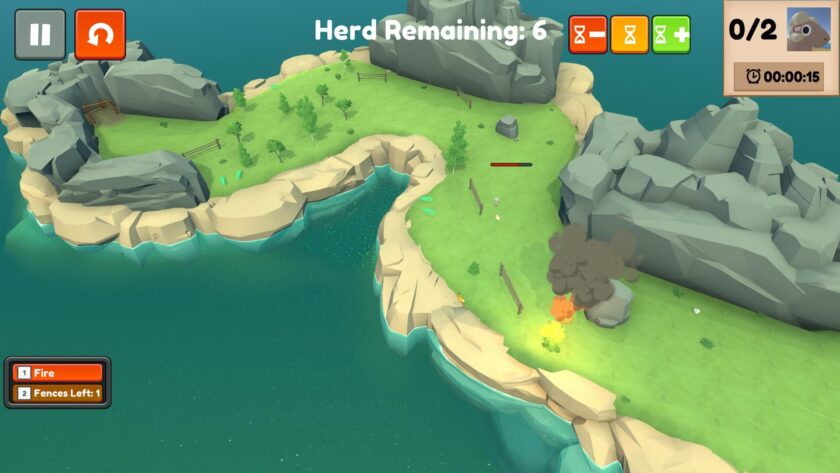 The Herd placing fences. Published on LadiesGamers