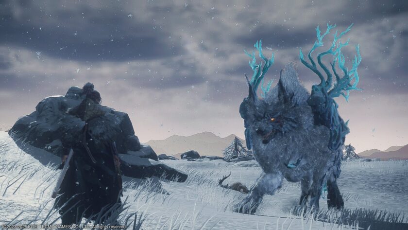 Wild Hearts S a big ice wolf. Published on LadiesGamers