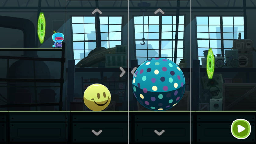 There are two size bouncy balls between two portals in Bring You Home. Published on LadiesGamers