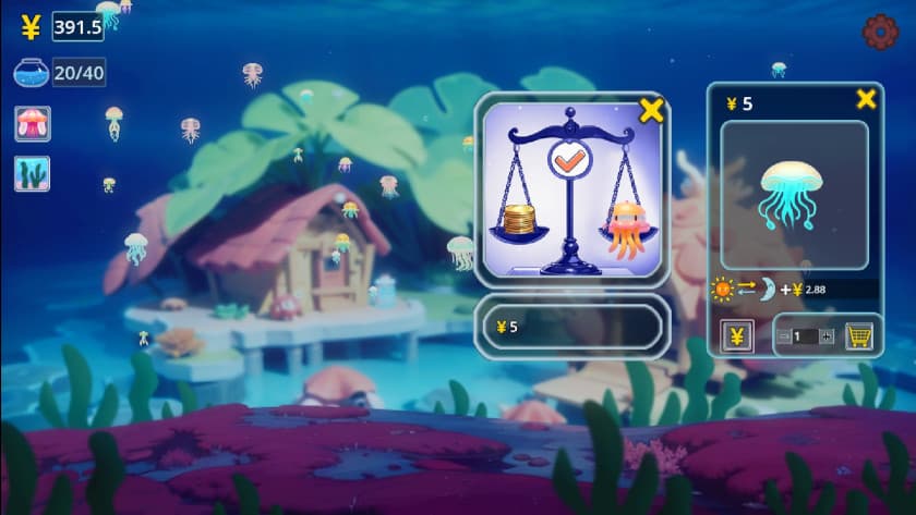 Selling a small plain jellyfish in Jellyfish blind box. Published on LadiesGamers