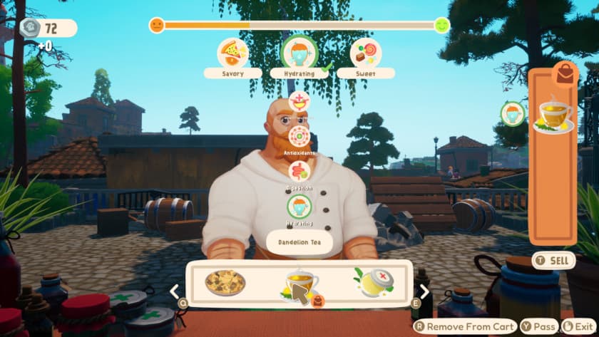 Serving customers in Out and About. Published on LadiesGamers