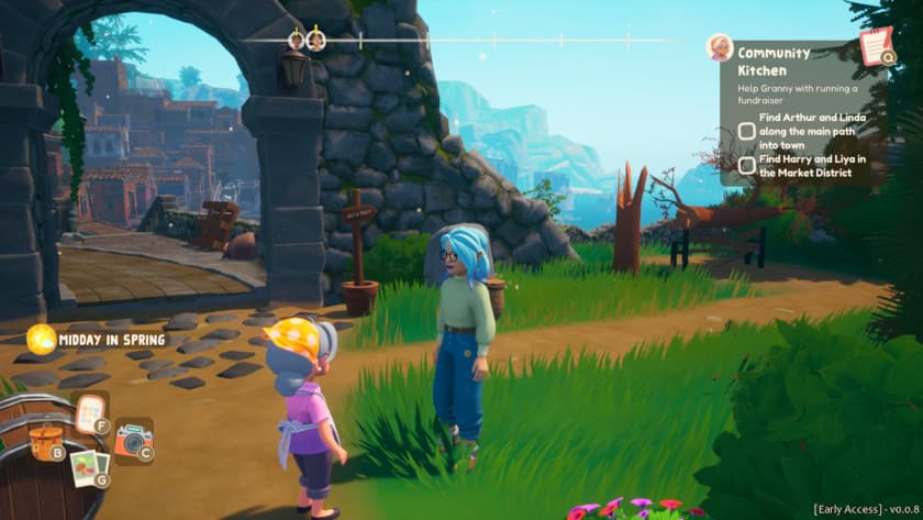 Your character and her grandma in Out and About. Published on LadiesGamers