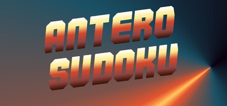 Antero Sudoku on an ombre background. Published on LadiesGamers