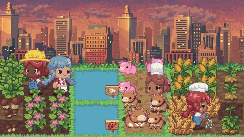 a farm in the city.