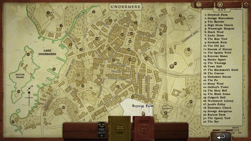 a map of undermere