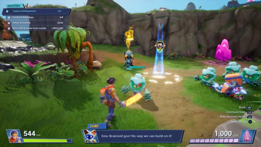 Chip ‘N Clawz attacking enemies