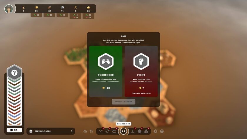 The First Mine make a decision