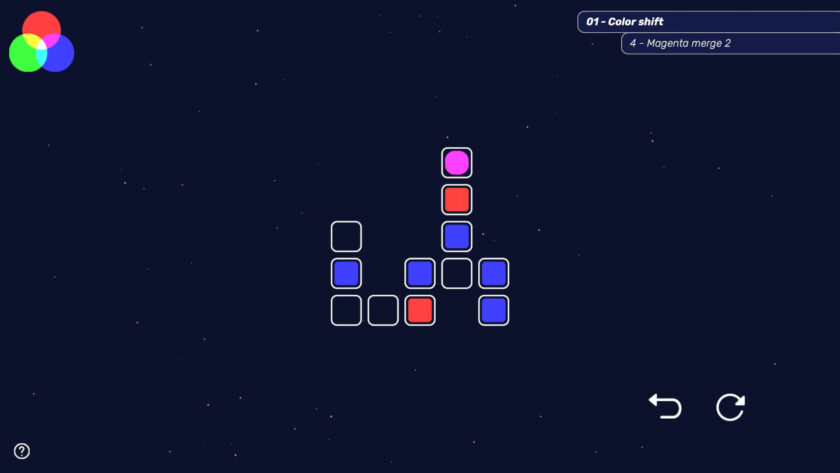 Prism Shift game board