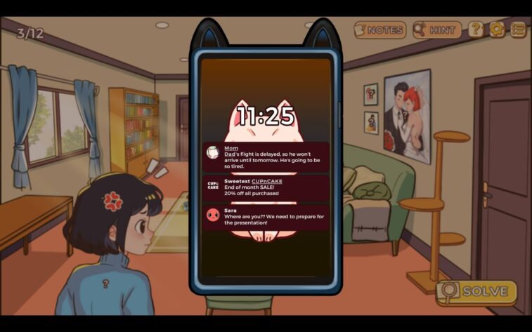 a smartphone with messages