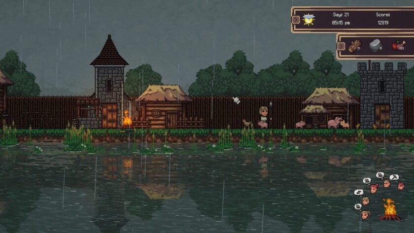 Emberwake guarding the camp