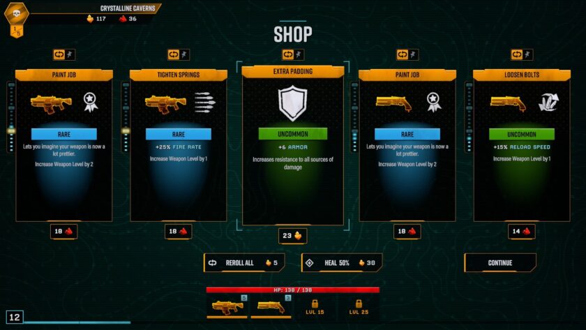 Deep Rock Galactic: Survivor pick a upgrade