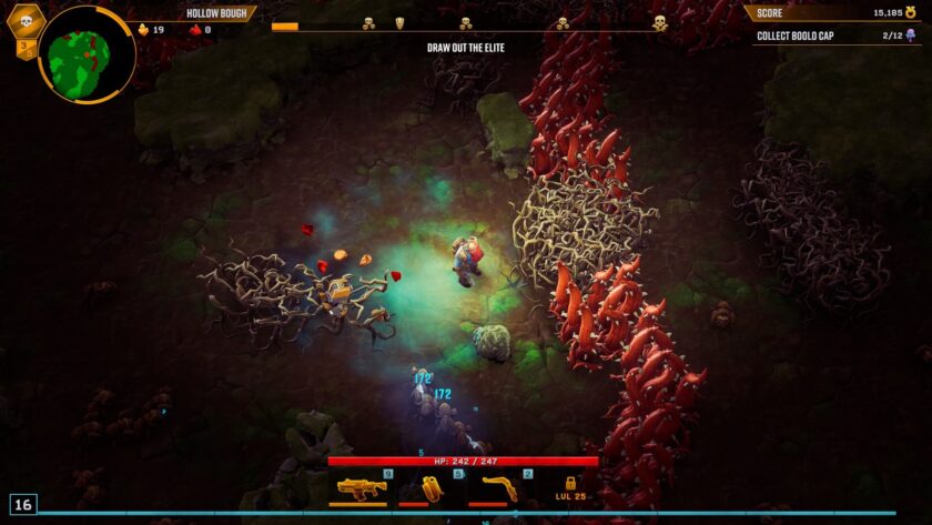 Deep Rock Galactic: Survivor exploring the mines