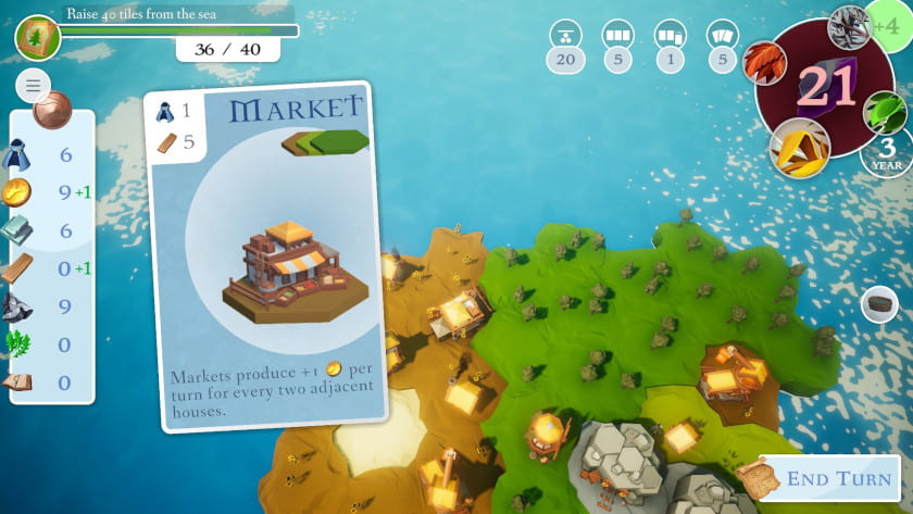 Cards from your deck in Isles and Tiles. Published on LadiesGamers