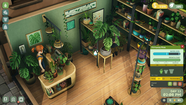 Screenshot for the game Leafy Corner, published on LadiesGamers