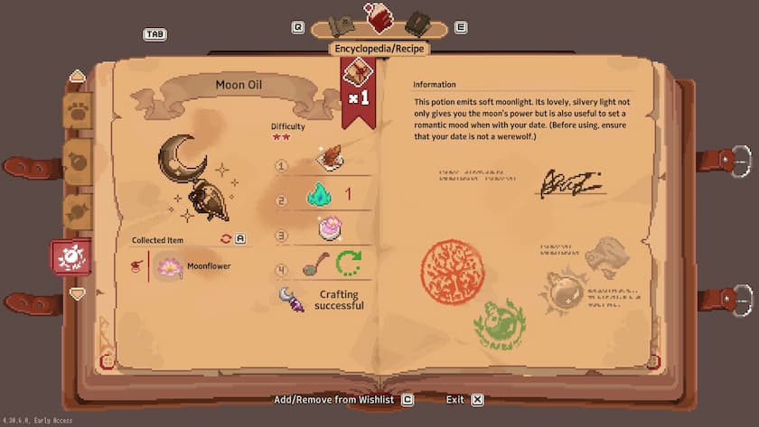 The encyclopedia in Little Witch in the Woods.