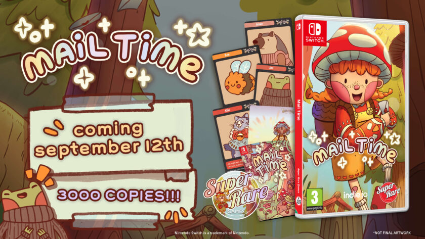 Sales for the physical version of Mail Time, published on LadiesGamers