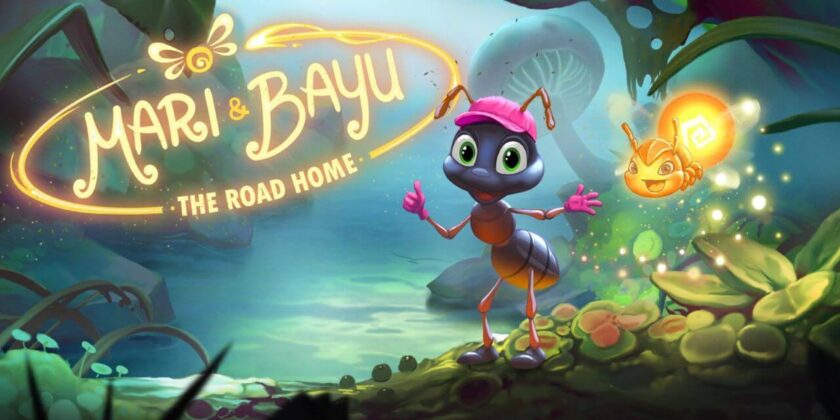 Promotional image for Mari and Bayu The Road Home showing the two main characters. Published on LadiesGamers