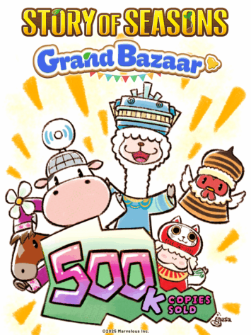 Promotional Art for Story of Seasons: Grand Bazaar, published on LadiesGamers