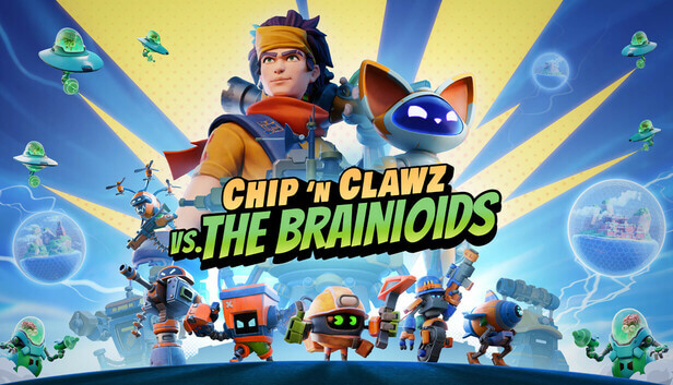 Chip ‘N Clawz the heroes looking rather proud of themselves