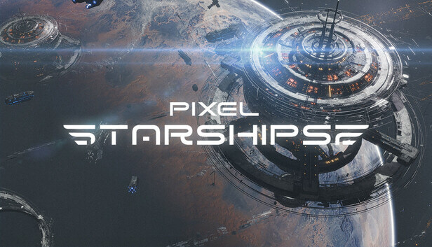 Pixel Starships 2 space station...in space