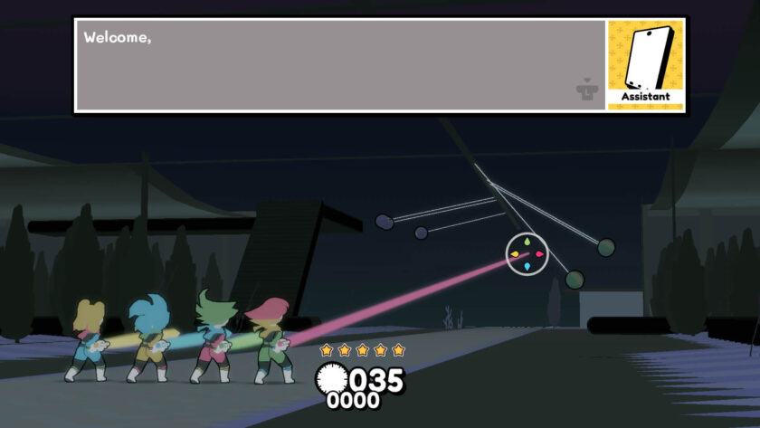 Candy Rangers tutorial area