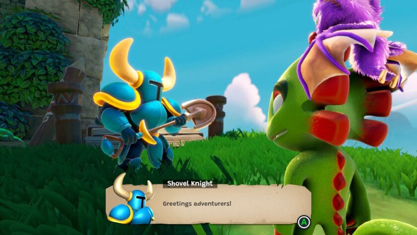 Yooka-Replaylee shovel knight