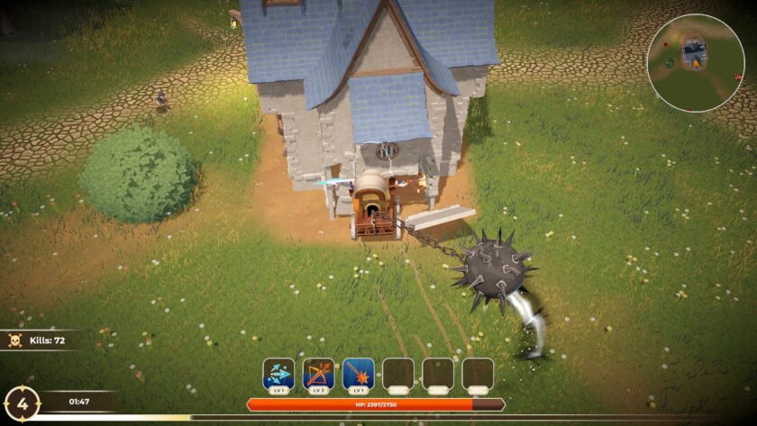 Arcane Overdrive hitting a house