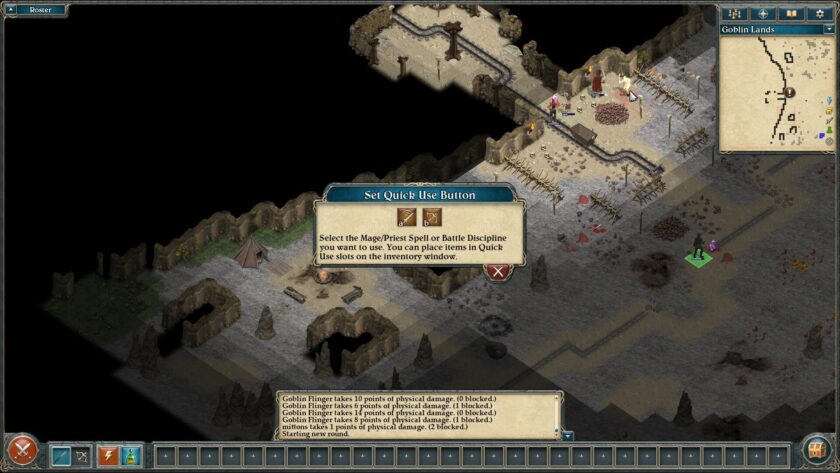 Avernum 4 taking on goblins