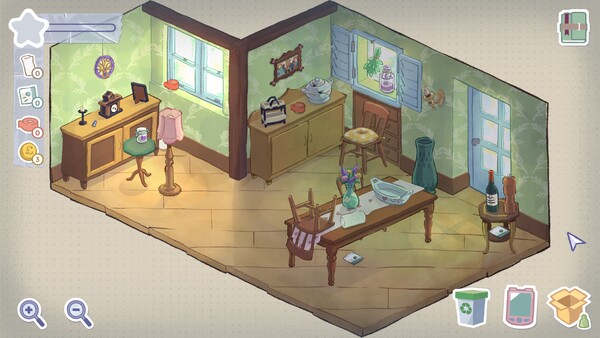 A screenshot for the video game. A Storied Life- Tabitha, published on LadiesGamers.