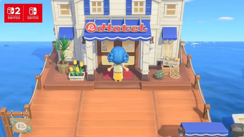 A new hotel in Animal Crossing New Horizons