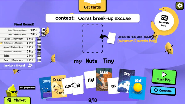 Screenshot for video game Banana of Doom published on LadiesGamers.com