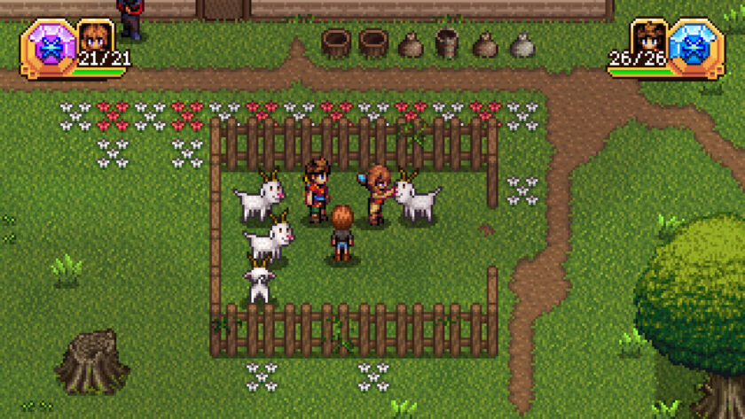 Shrine’s Legacy petting a goat
