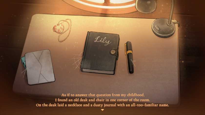 A journal rests on a desk with a fountain pen in Undusted: Letters from the Past.