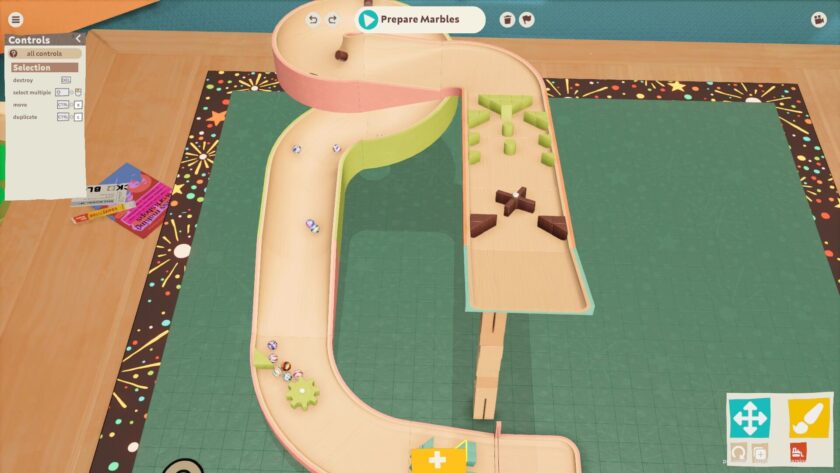 Cozy Marbles racing marbles