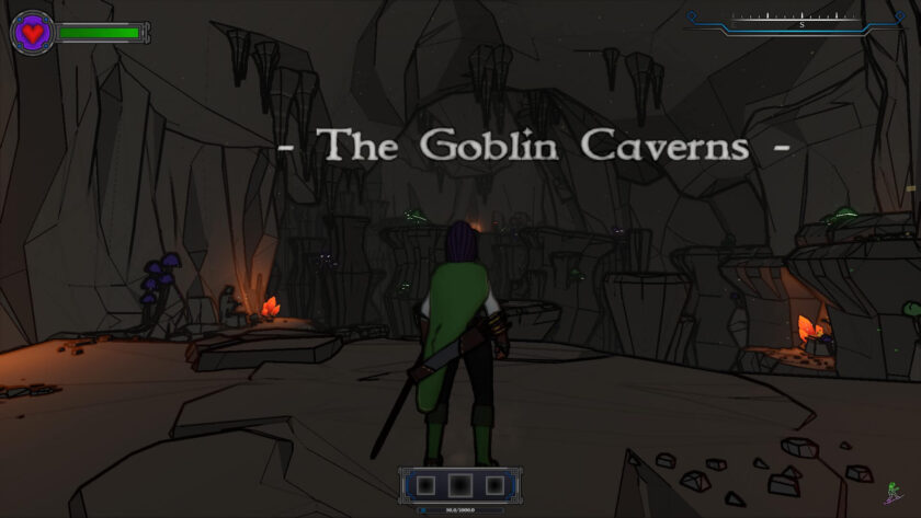 Mythrealm entering a cave