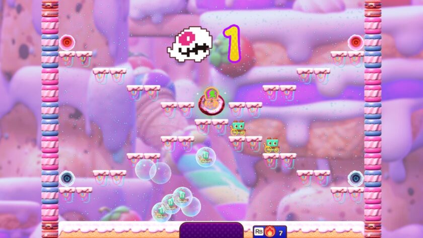 Bubble Bobble Sugar Dungeons the baron is coming 